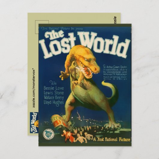 The Lost World Postcard Postkarte (Vorne/Hinten)