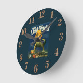 The Lost World Wall Clock Runde Wanduhr (Winkel)