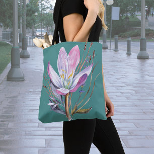 The Lotus Bloom Tote Bag Tasche