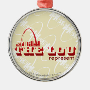 The Lou St. Louis Repräsentiert Ornament Aus Metall