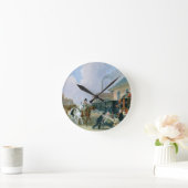 The Louth-London Royal Mail Travelling by Train fr Runde Wanduhr (Zuhause)