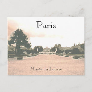 The Louvre Gardens Postcard Postkarte