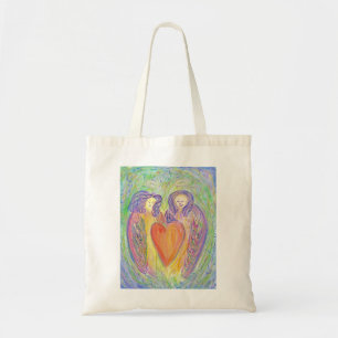 The Love Heart Guardian Angel Kunst, Dichtung und Tragetasche