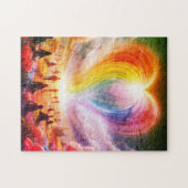 The Love Rainbow All Over The People  Puzzle (Horizontal)