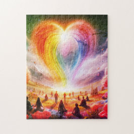 The Love Rainbow All Over The People Puzzle