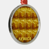 The Lovely Africa Maps entwirft Art color.pnng Silbernes Ornament (Rechts)