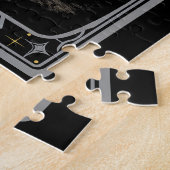 The Lovers Tarot Card – Gothic Vampire Dracula and Puzzle (Seite)