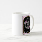 The Lovers Tarot Card Moon Pink Rosa Hexe Celestie Kaffeetasse (VorderseiteRechts)