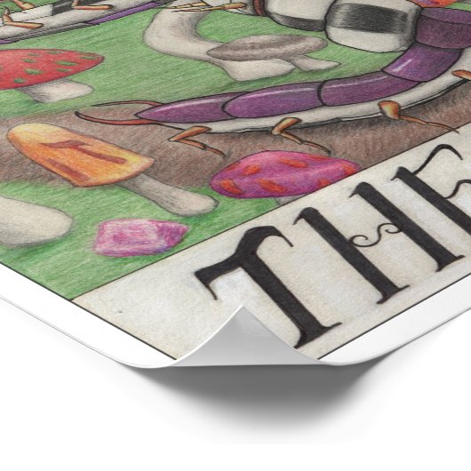 The Lovers tarot card Poster (Ecke)