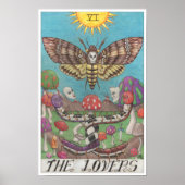 The Lovers tarot card Poster (Vorne)