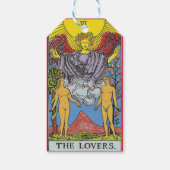 The Lovers Tarot Card Tarots Reading Geschenkanhänger (Rückseite)