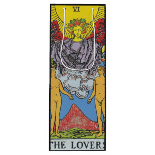 The Lovers Tarot Card Tarots Reading Geschenktüte Für Weinflaschen