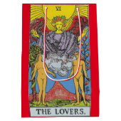 The Lovers Tarot Card Tarots Reading Mittlere Geschenktüte (Rückseite)