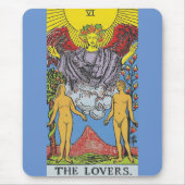 The Lovers Tarot Card Tarots Reading Mousepad (Vorne)