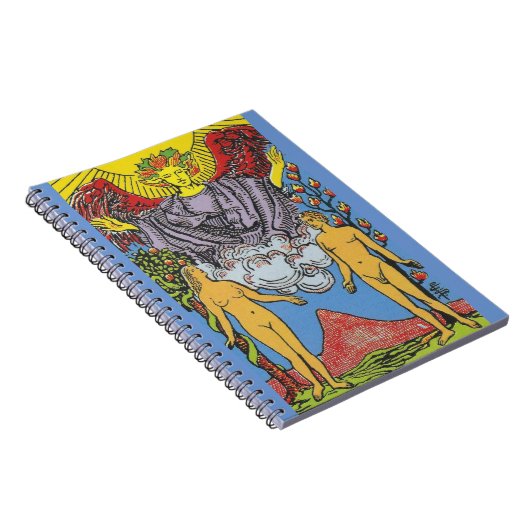 The Lovers Tarot Card Tarots Reading Notizblock (Rechte Seite)