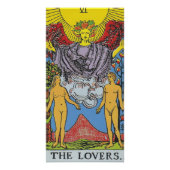 The Lovers Tarot Card Tarots Reading Poster (Vorderseite)