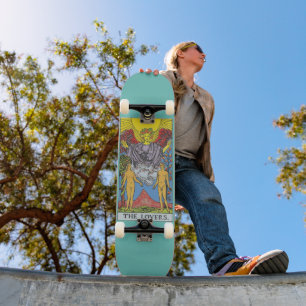The Lovers Tarot Card Tarots Reading Skateboard