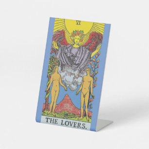 The Lovers Tarot Card Tarots Reading Sockelschild
