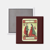 "The Lovers"-Tarot Magnet (Vorderseite/Rückseite)