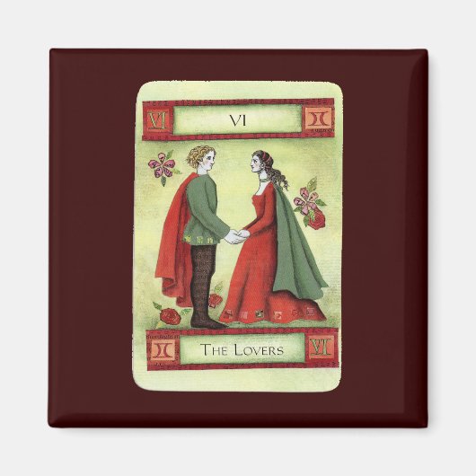 "The Lovers"-Tarot Magnet (Vorne)