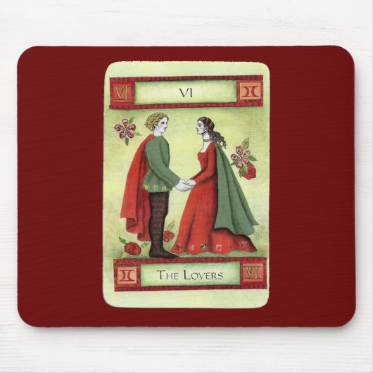"The Lovers"-Tarot Mousepad (Vorne)