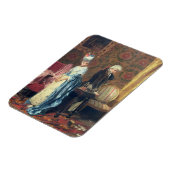 The Lovers' Tiff, 1872 (Öl auf Tafel) Magnet (Linke Seite)