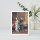 The Lovers' Tiff, 1872 (Öl auf Tafel) Postkarte (Stehend Vorderseite)