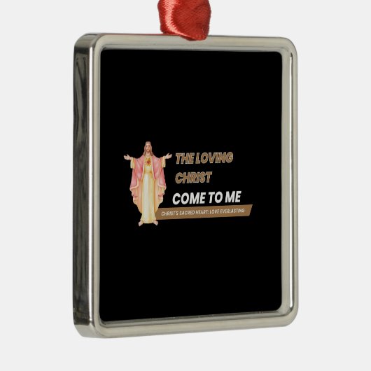 The Loving Christ Come To Me Ornament Aus Metall (Rechts)