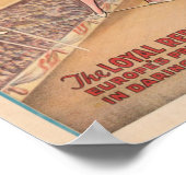 The Loyal Repenskis Tightrope Troupe Circus Poster (Ecke)