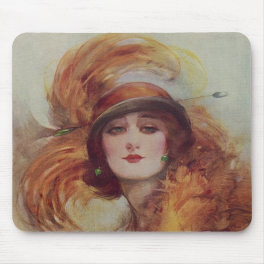 The Lure Of The Green Eyes - W.H. Barribal Mousepad (Vorne)