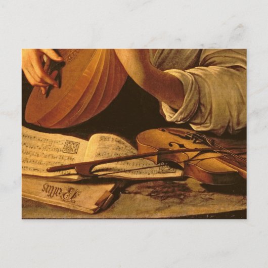 The Lute Player, c.1595 Postkarte (Vorderseite)