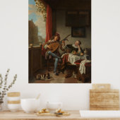 The Lute Player — Frans Hals (c.1623) Poster (Küche)