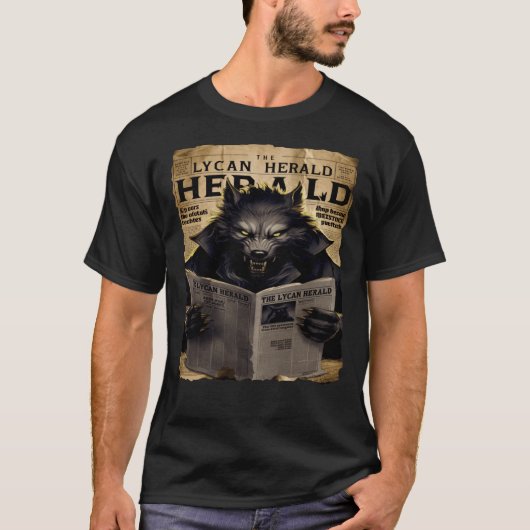The Lycan Herald News Paper Edition T-Shirt (Vorderseite)