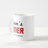 The Lyons Saga ~ Links Handed Sam's Diner Kaffeetasse (Vorderseite Links)