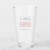 The Lyons Saga ~ Sam's Diner Glas (Rückseite)