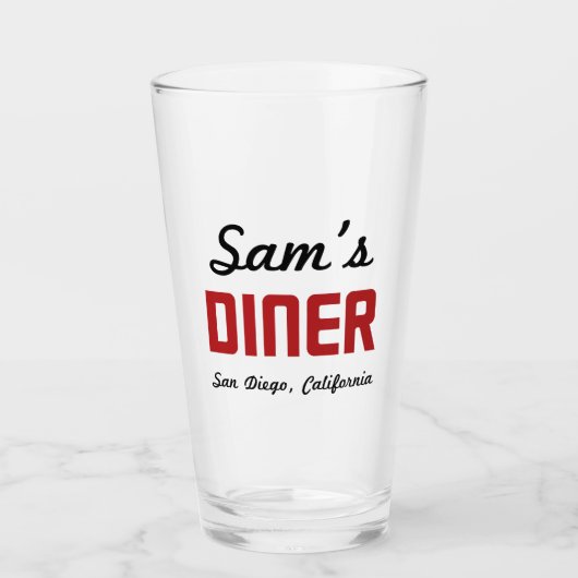 The Lyons Saga ~ Sam's Diner Glas (Vorderseite)