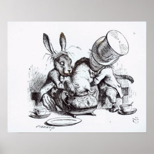 The Mad Hatter and the March Hare Poster