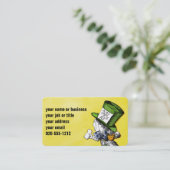 + ({ The Mad Hatter }+ Visitenkarte (Stehend Vorderseite)