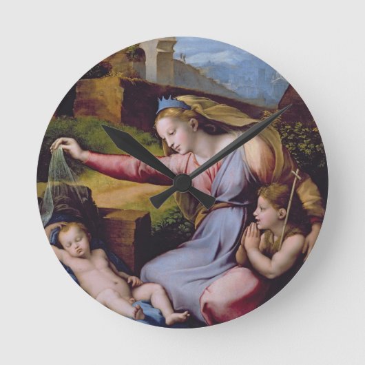 The Madonna of the Blue Diadem or The Madonna of t Runde Wanduhr (Vorderseite)