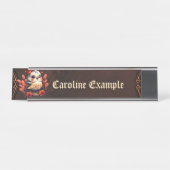 The Magic Bird: Ein Farbensong. Schreibtischnamensplakette (Vorderseite )