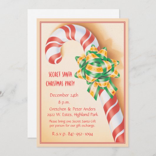 The Magic Bow © Einladung (Vorne/Hinten)