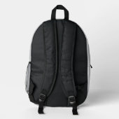 The Magic Bus: Happiness Only Real When Shared -  Bedruckter Rucksack (Rückseite)