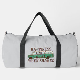 The Magic Bus: Happiness Only Real When Shared - Duffle Bag