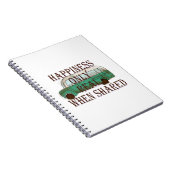 The Magic Bus: Happiness Only Real When Shared -  Notizblock (Rechte Seite)