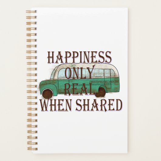 The Magic Bus: Happiness Only Real When Shared -  Planer (Vorderseite)