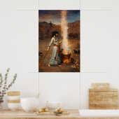 The Magic Circle by John William Waterhouse Poster (Küche)