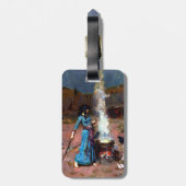 The Magic Circle John William Water House Gepäckanhänger (Rückseite vertikal)