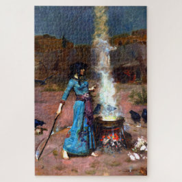 The Magic Circle John William Waterhouse Art Puzzle