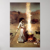 The Magic Circle John William Waterhouse Poster (Vorne)
