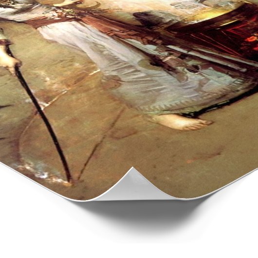 The Magic Circle John William Waterhouse Poster (Ecke)